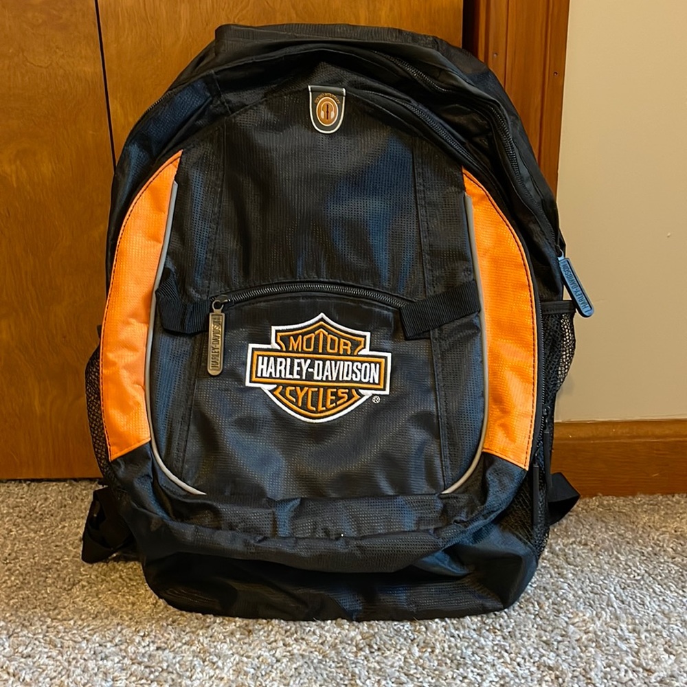 Licensed Harley Davidson backpack.